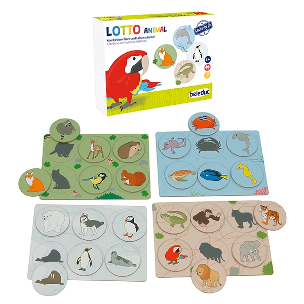 Beleduc Active Kids / Lotto Animal – Vahşi Doğa Tombala BC26050