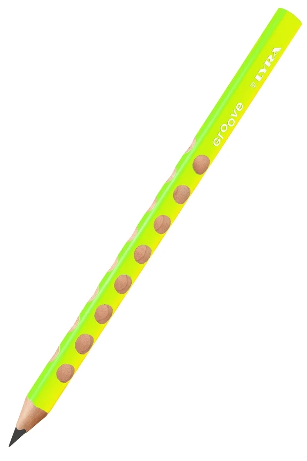 Lyra Groove Jumbo Üçgen Kurşun Kalem Neon Sarı (1 adet)