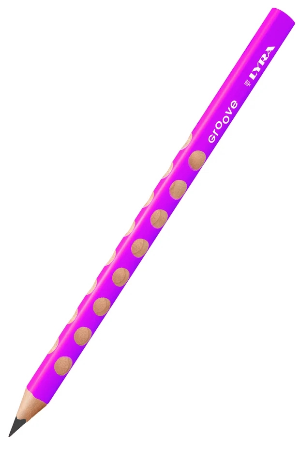 Lyra Groove Jumbo Üçgen Kurşun Kalem Neon Pembe (1 adet)