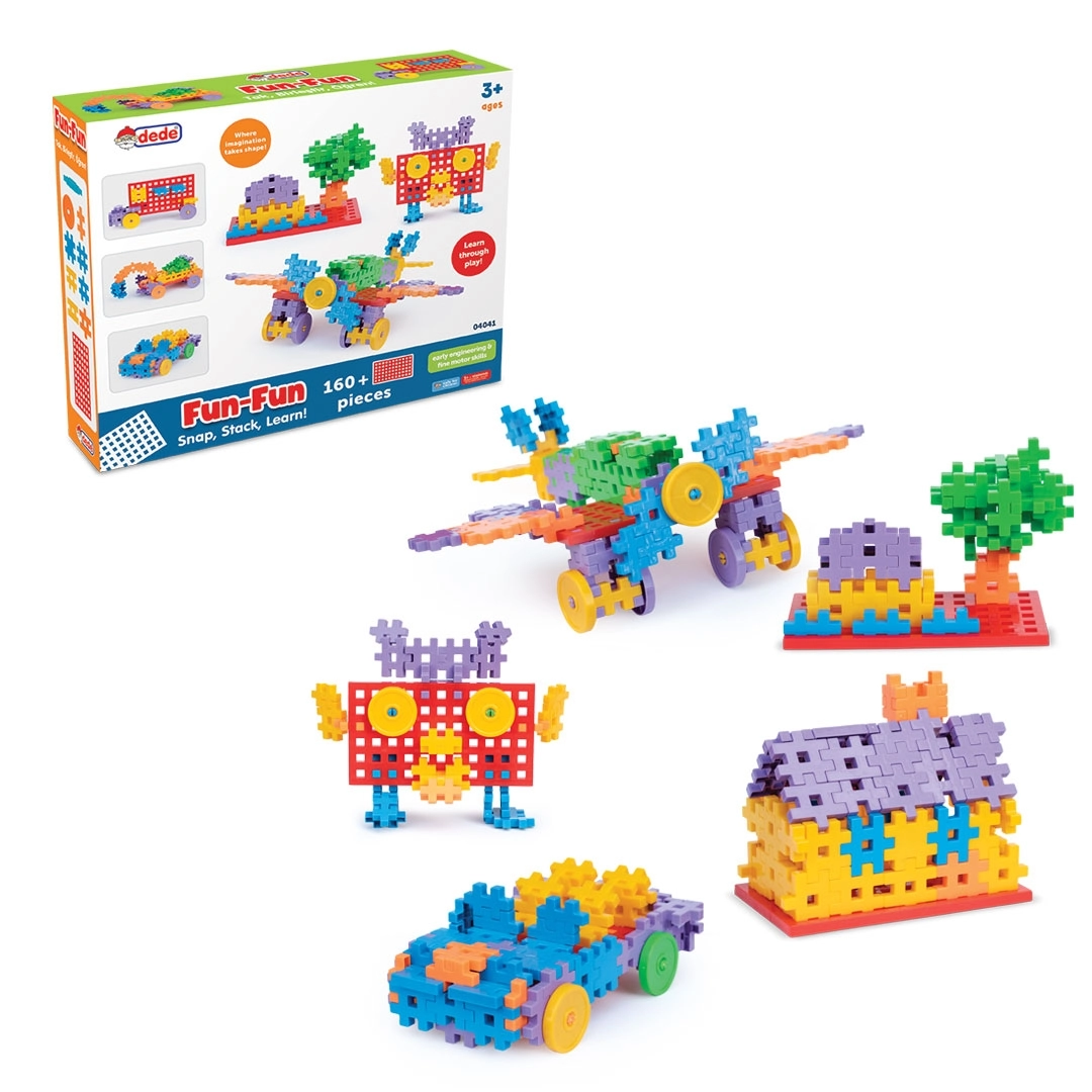 Dede Fun-Fun Puzzle 160 Parça 3 Yaş Üzeri