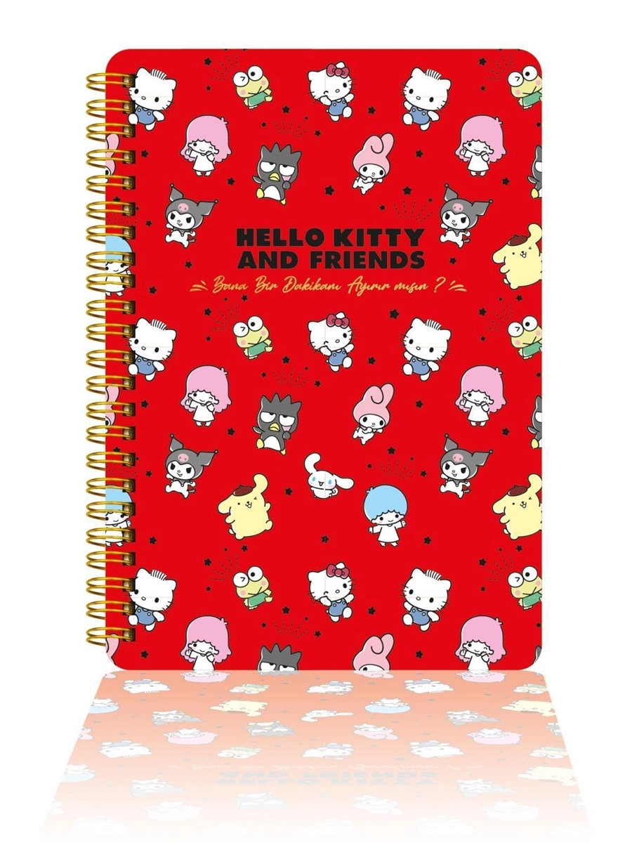 Victorias Journals Hello Kitty 14x20 Sert Kap.spiralli Günlük 524-1891
