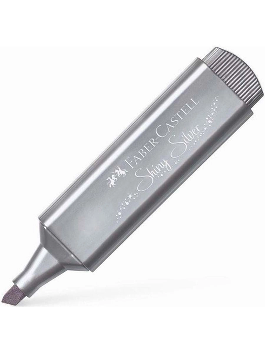  Faber-Castell Fosforlu Kalem Metalik Gümüş Gri
