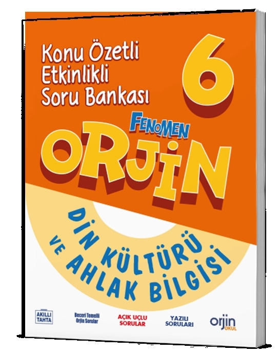 ORJİN FENOMEN 6. SINIF DİN KÜLTÜRÜ VE AHLAK BİLGİSİ KONU ÖZETLİ SORU BANKASI MARİF MODEL