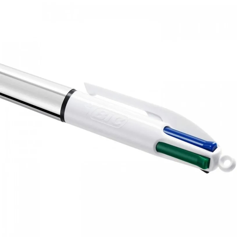 Bic 4 Colours Tükenmez Kalem Metalik Gümüş