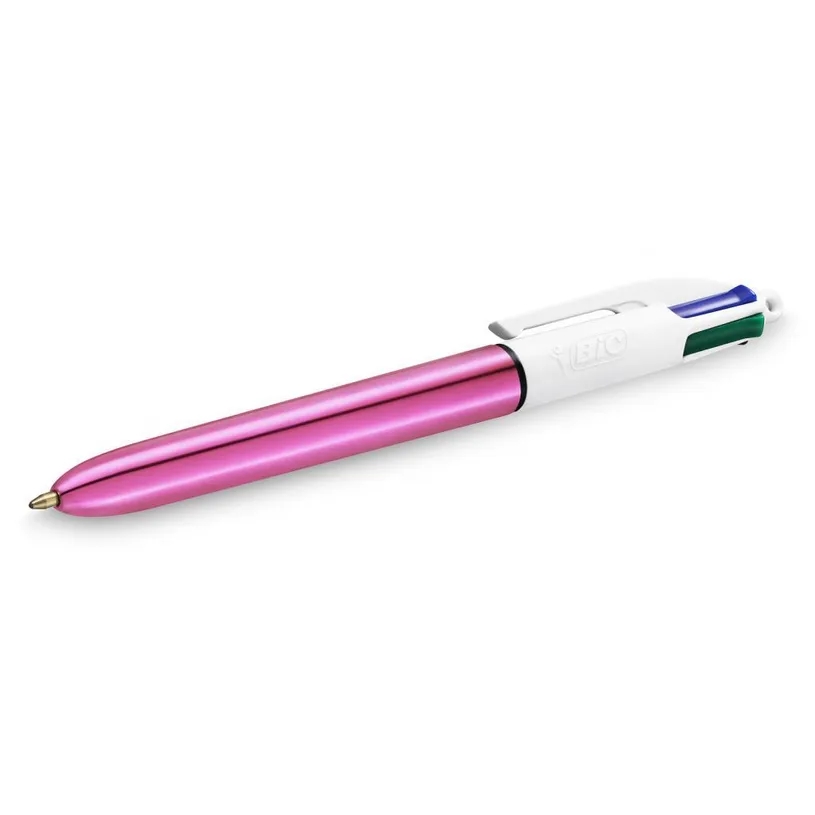 Bic 4 Colours Tükenmez Kalem Metalik Pembe