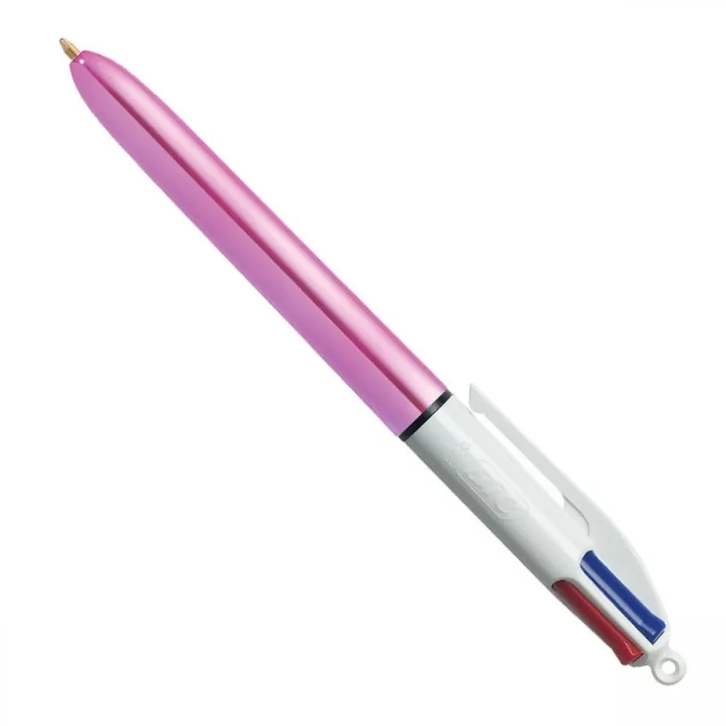 Bic 4 Colours Tükenmez Kalem Metalik Pembe