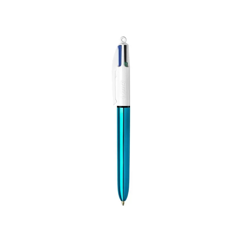 Bic 4 Colours Tükenmez Kalem Metalik Mavi
