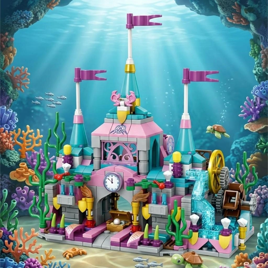 Vagon Life Panlos Prenses Kalesi 556 Parça Lego Blok Seti 12’si 1 arada P633012