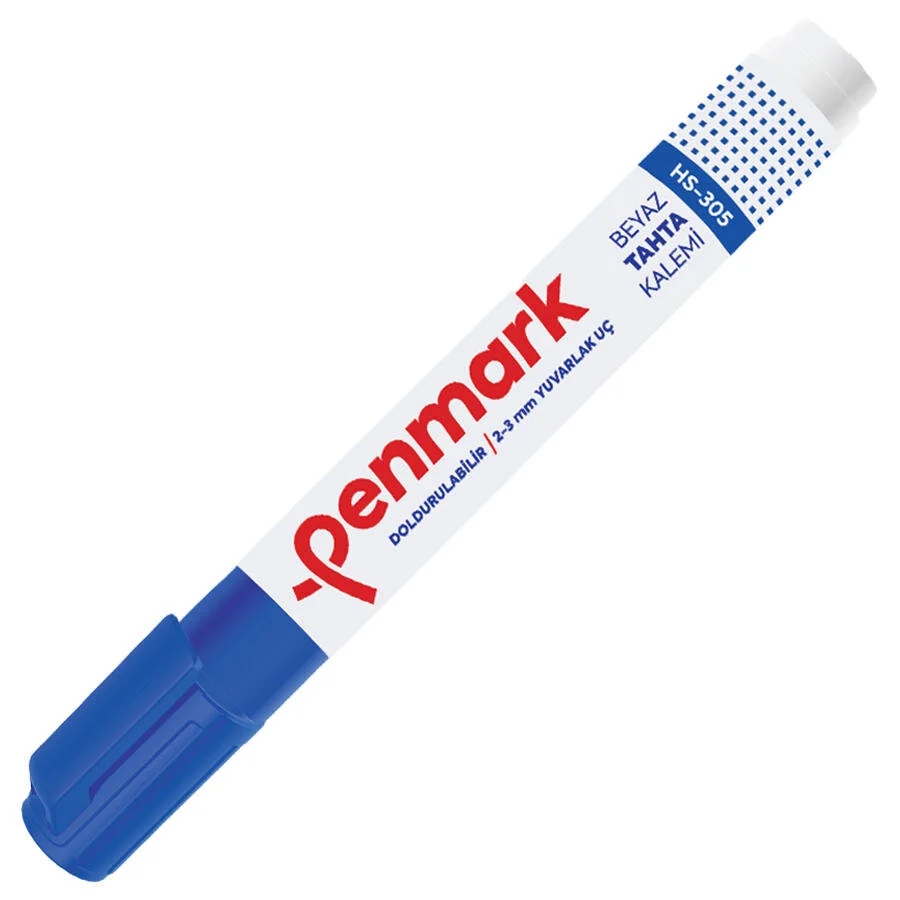 Penmark HS-305 Doldurulabilir Tahta Kalemi Mavi Renk