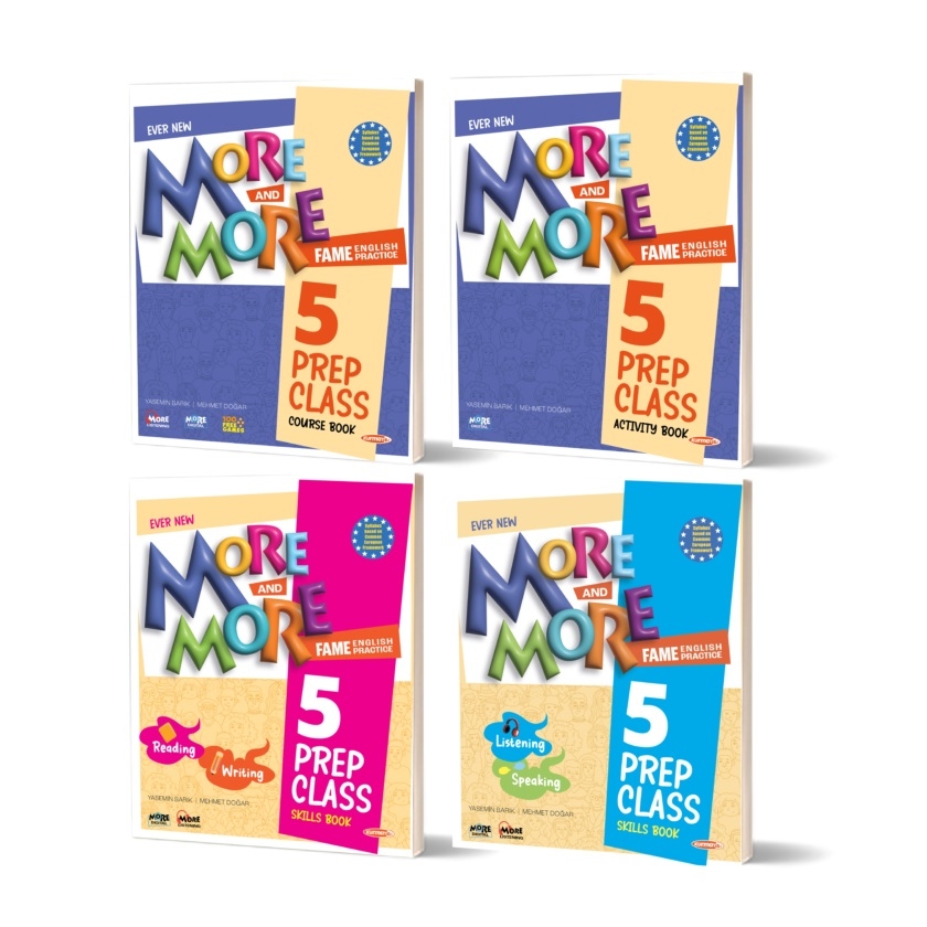 5.SINIF MORE & MORE PREP CLASS COURSE BOOK & ACTIVITY BOOK & 5’Lİ HİKAYE SETİ KUTULU & SKILLS BOOK (READING & WRITING) & SKILLS BOOK (LISTENING & SPEAKING) (5’Lİ SET)