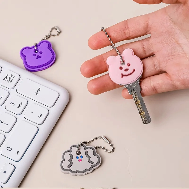 Key Cover Anahtar Kılıfı Karikatürlü Silikon Koruyucu Anahtarlık 