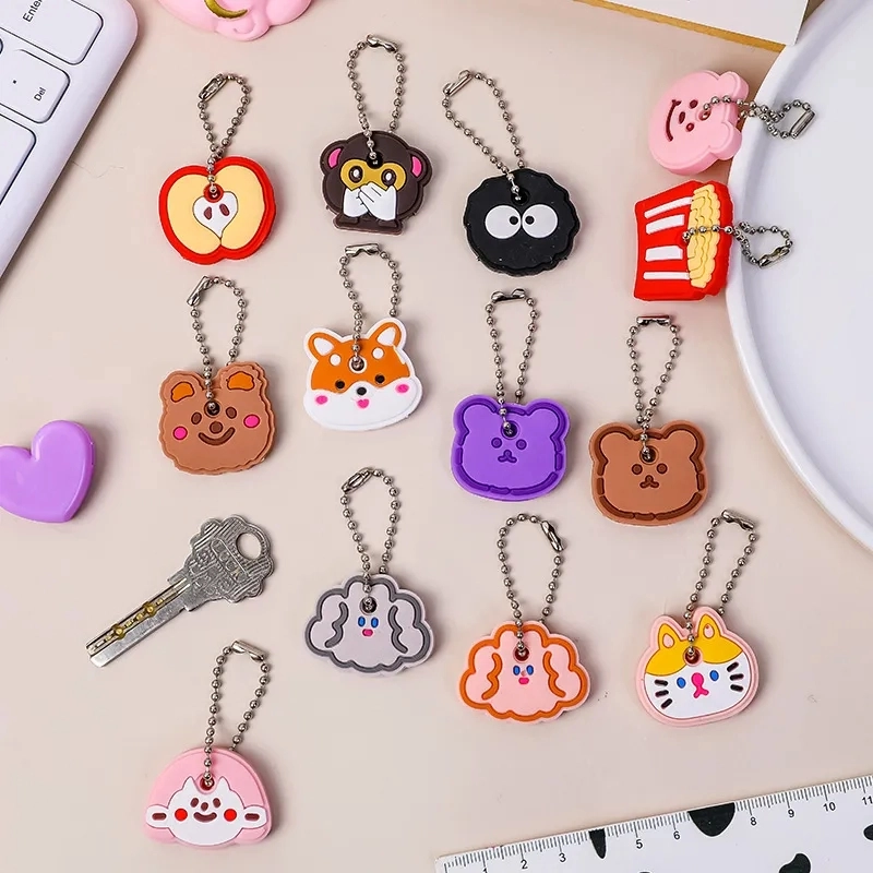 Key Cover Anahtar Kılıfı Karikatürlü Silikon Koruyucu Anahtarlık 