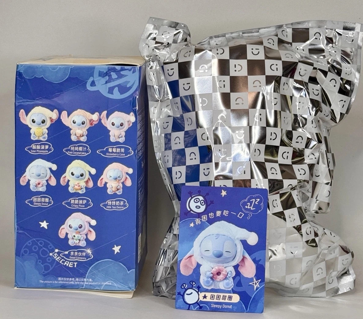  Stitch Eat Something Before Sleep Serisi Peluş Sürpriz Kutu