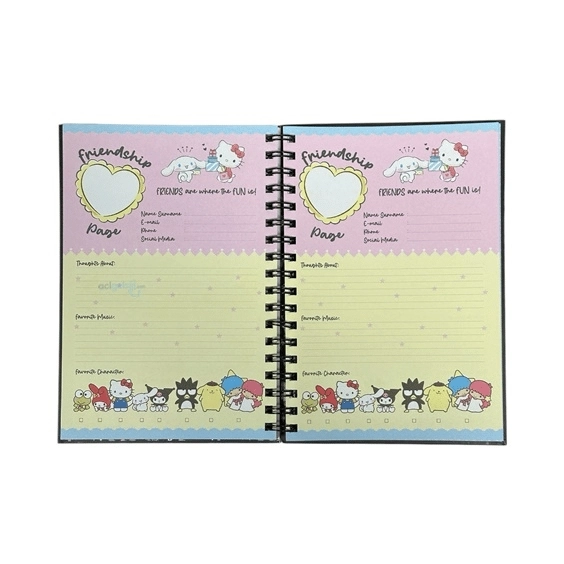 Gifi Sanrio Hello Kitty Spiralli Daily Planner Stickerli Konuşan Ajanda