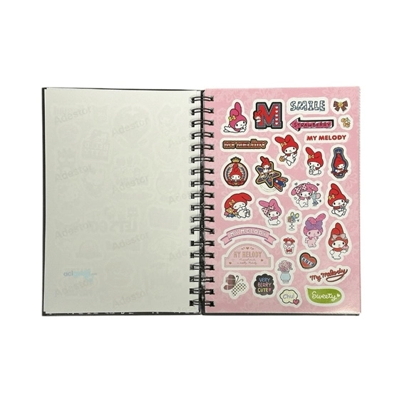 Gifi Sanrio Hello Kitty ve Arkadaşları Spiralli Daily Planner Stickerli Konuşan Ajanda 158 30 07
