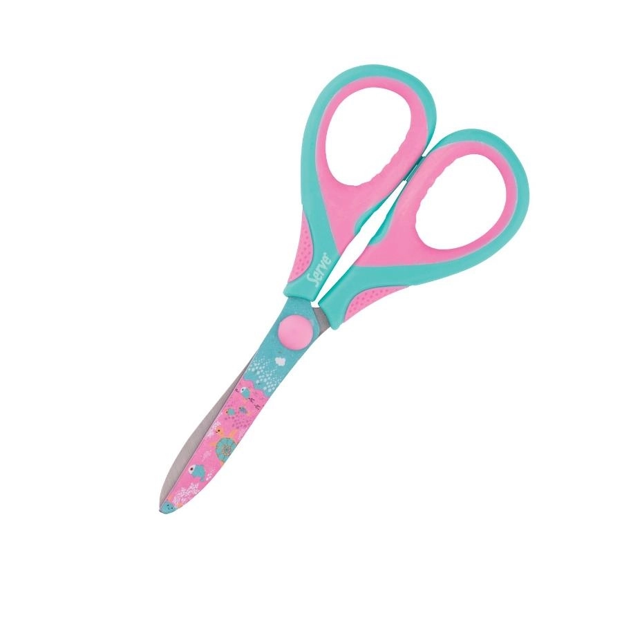 Serve Berry Fosforlu Öğrenci Makası Pembe-Mavi SV-BERYMKPS P240507