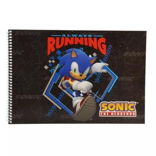 Sonic Resim Defteri Spiralli 17X24cm 15 Yaprak