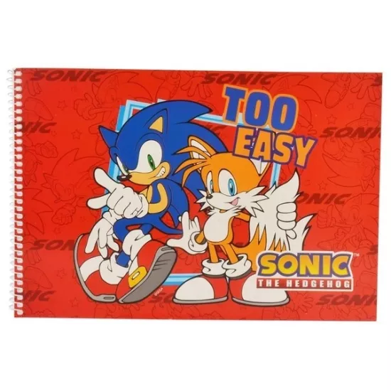 Sonic Resim Defteri Spiralli 17X24cm 15 Yaprak