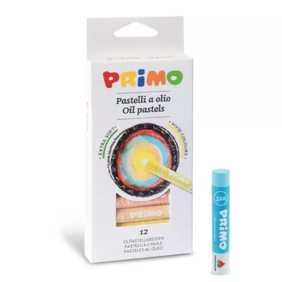 Primo 12li Pastel Boya Kutulu  Ø 10 x 60mm