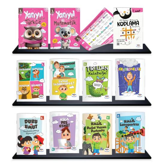 1.Sınıf Yarıyıl Tatil Seti 2025-2026 Öğretmen Evde