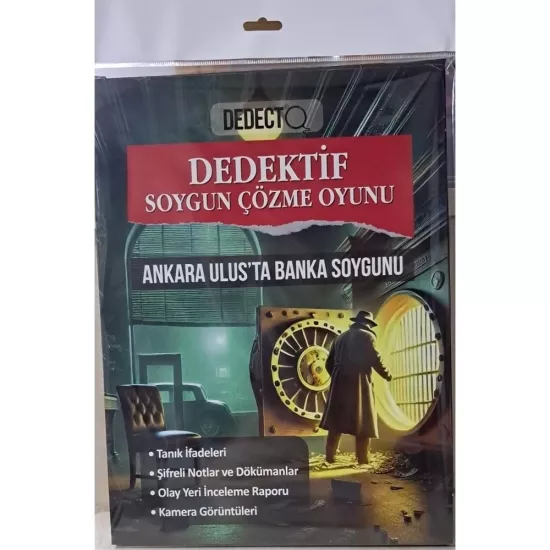Dedektif Soygun Çözme Oyunu Banka Soygunnu