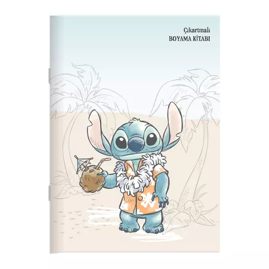 Lilo Stitch Stickerli Boyama Kitabı