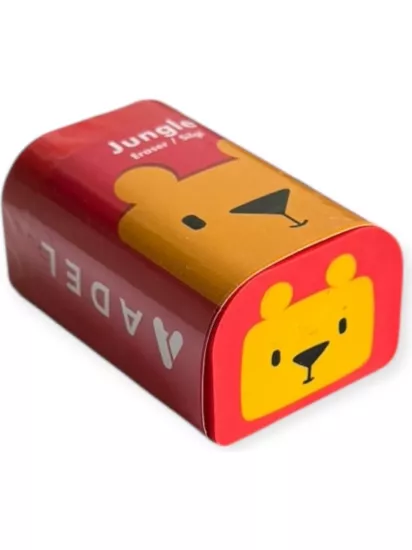 Adel Renkli Hayvanlar Jungle Büyük Silgi