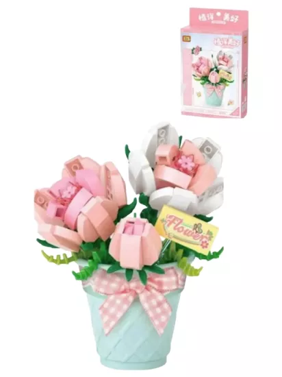 LOZ Micro Block Serisi Çiçek Buketi Lego Seti