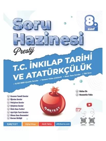 8. Sınıf Prestij T.c. İnkılap Tarihi Atatürkçülük