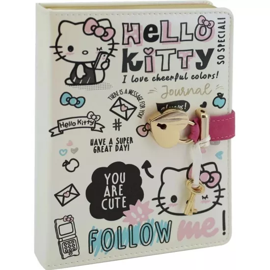 Victoria’s Journals Hello Kitty Kilitli Defter 