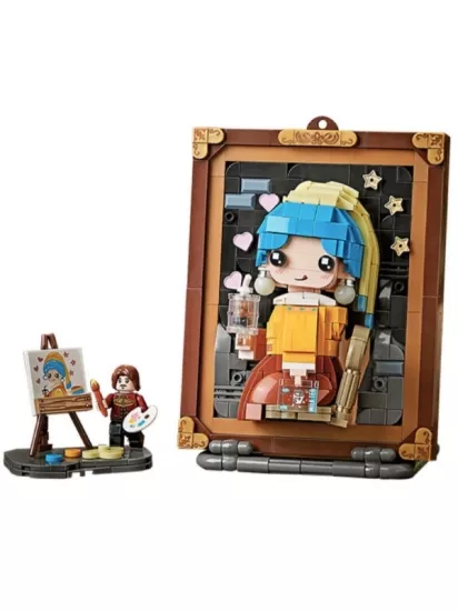 LOZ Creative Serisi İnci Küpeli Kız Tablosu Lego