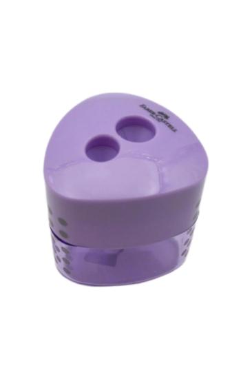 Faber Castell Auto Çift Hazneli Kalemtıraş Pastel 