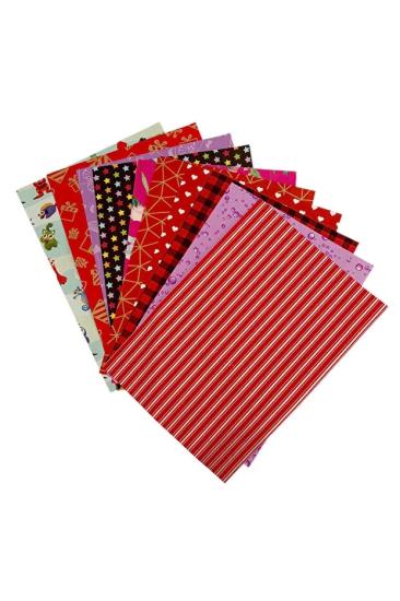 Kikarts Desenli Elişi Kağıdı A4 Karışık 10 Lu