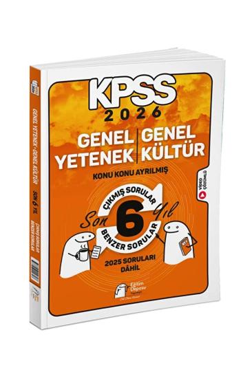 Eğitim Deposu Yayınları 2026 KPSS 6 Yıl Soruları