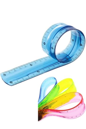 Yıldızlar Esnek Plastik Flexy Kırılmayan Cetvel