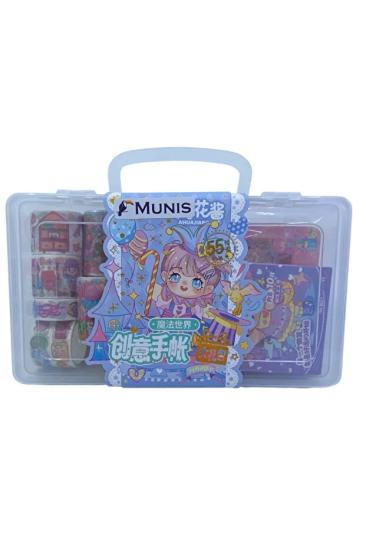 Munis Kawaii World Sürpriz Sticker  Washi Bant Set
