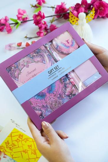 Victoria’s Journals Set Defter +Ayna+Kalem+Postit