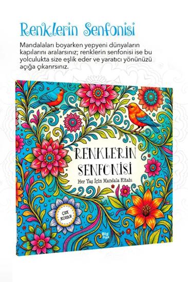 RENKLERİN SENFONİSİ Her Yaş İçin Mandala Çek Kopar