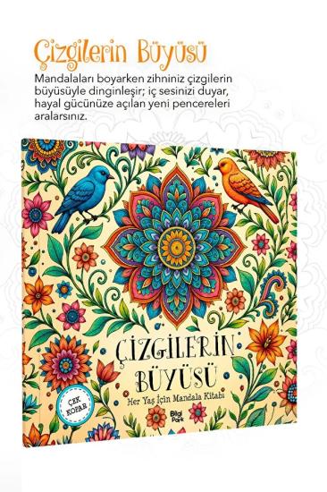 ÇİZGİLERİN BÜYÜSÜ Her Yaş İçin Mandala - Çek Kopar