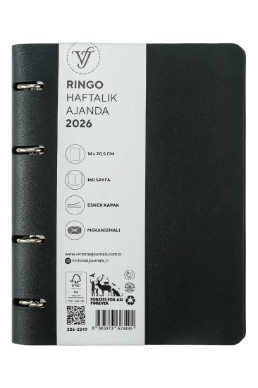 Victoria’s Journals RinGo 2026 Haftalık Ajanda 