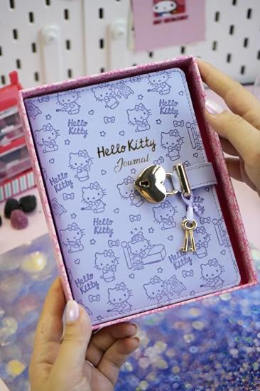 Victoria’s Journals Hello Kitty Çizgili Defter