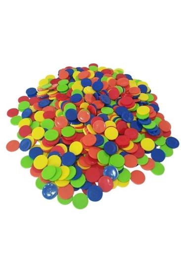 Dairesel Sayma Pulları 100 Adet Yuvarlak Sayı Pulu