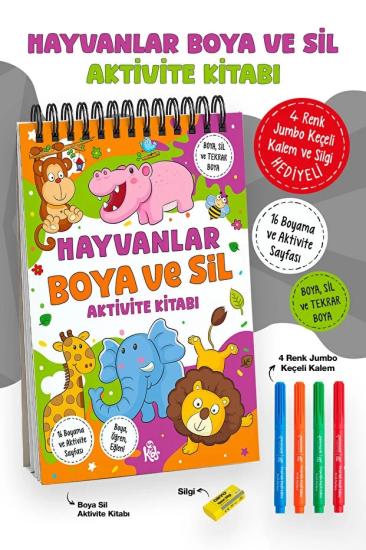 3 Yaş ve Üzeri İçin Eğlenceli Aktivite Kitapları