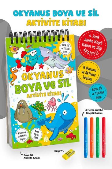 3-6 Yaş Öğretici, Eğlenceli Aktivite Kitapları