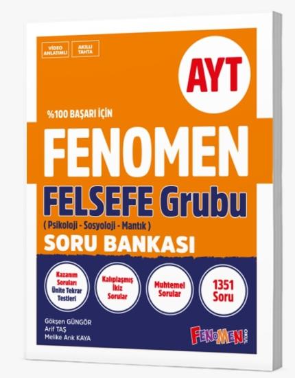 Fenomen AYT tüm konular Felsefe soru bankası