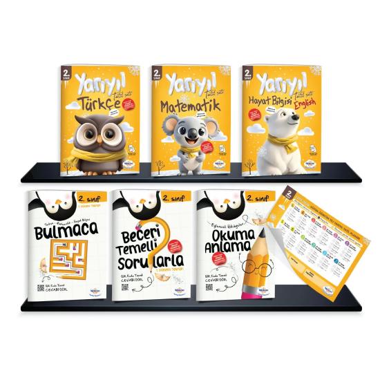 2.Sınıf Yarıyıl Tatil Seti 2025-2026 Öğretmen Evde