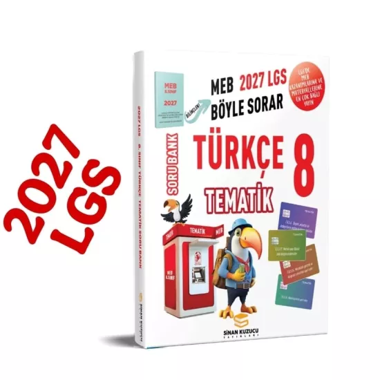 2027 LGS 8. sınıf TÜRKÇE TEMATİK SORU BANKASI
