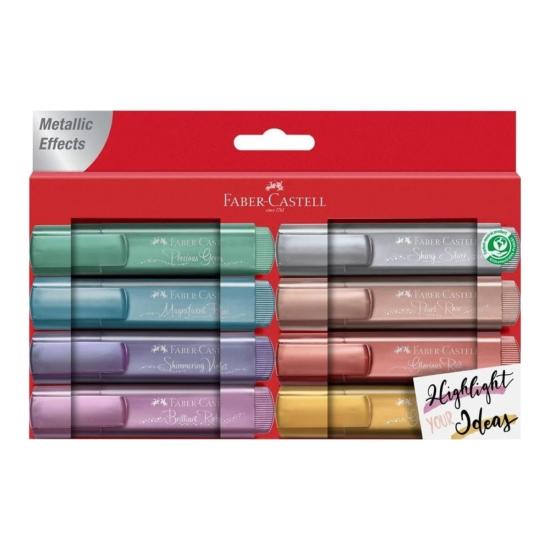 Faber Castell 8 Renk Metalik İşaretleme Kalem Seti