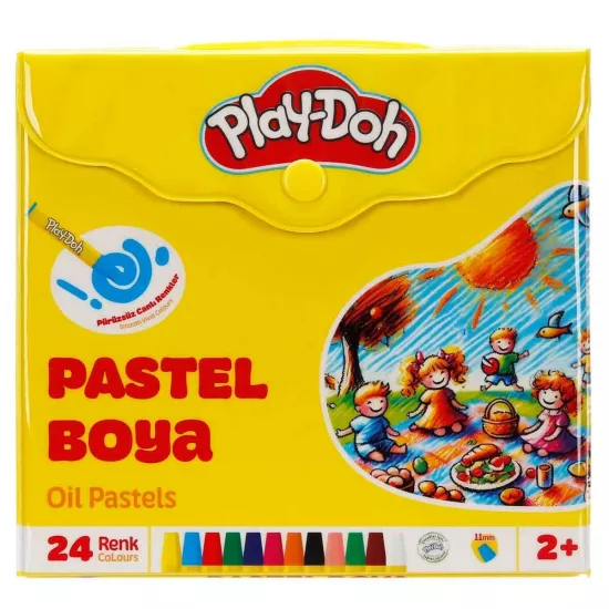 Play Doh Pastel Boya Kalemi Çantalı 24’lü