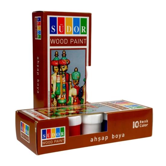 Südor Ahşap Boya Set 20 Ml Şişe 10’lu Takım SD124